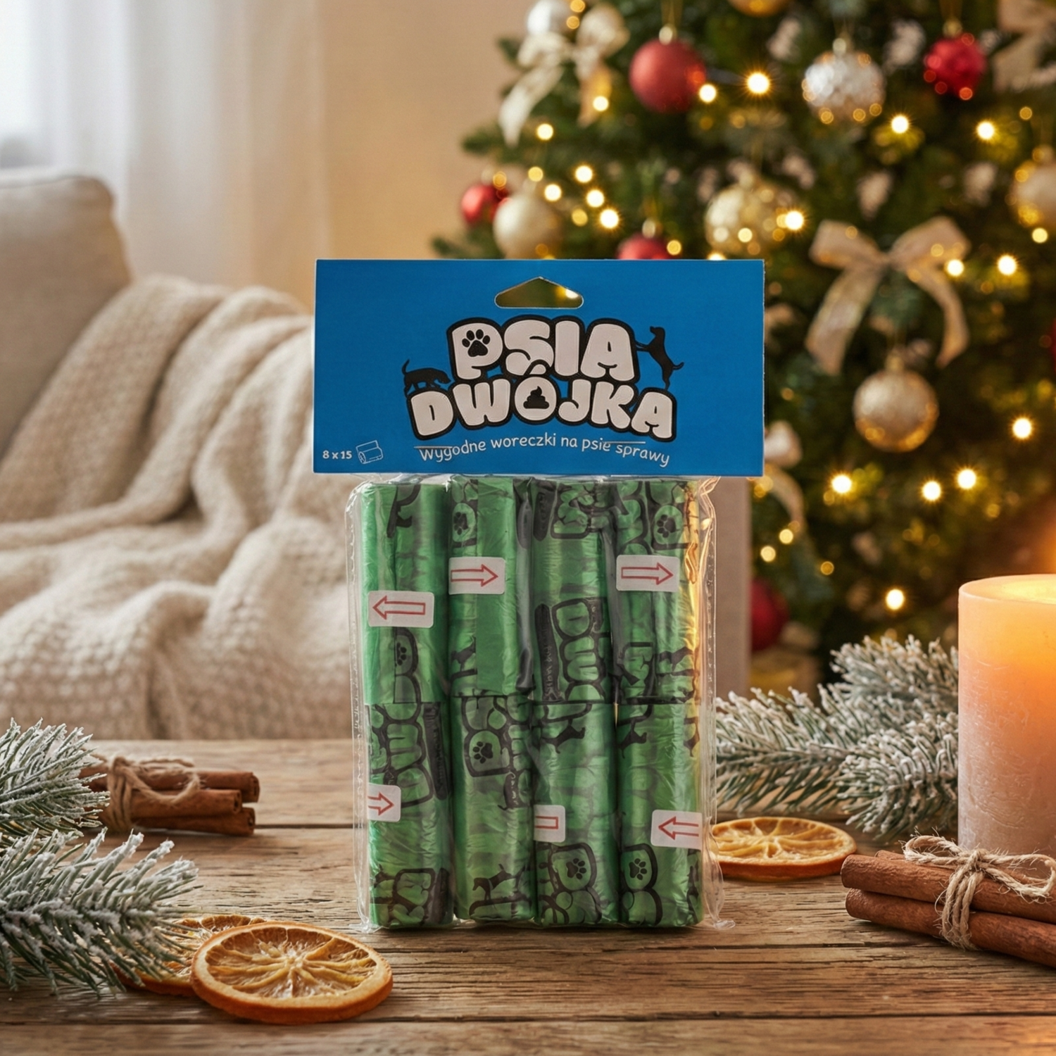 Woreczki na psie odchody, woreczki na odchody psa, woreczki na odchody - Psia Dwójka